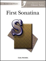 First Sonatina-Piano Solo piano sheet music cover